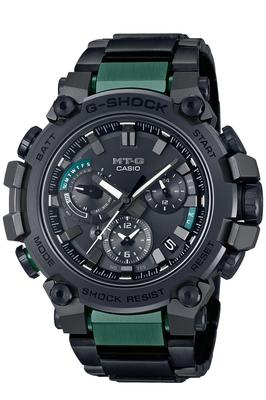 Casio MT-G Bluetooth Радиоуправляемые Солнечные Часы MTG-B3000BD-1A2JF Мужские Черные