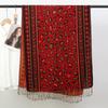 Paisley Pashmina Shawl Scarf Women Jacquard Cashew Printed Scarves Borders Female Tassel Travel Blanket Wraps Ethnic Shawls