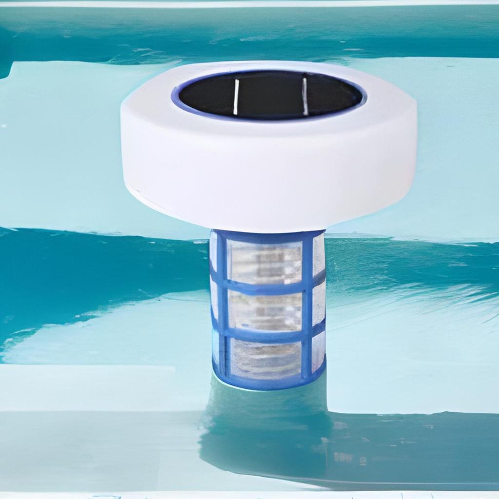 Copper Pool Ionizer Solar Pool Ionizer Floating Pool Ionizer Water Cleaner Water Purifier With Multi-Color LED Lights For Pool