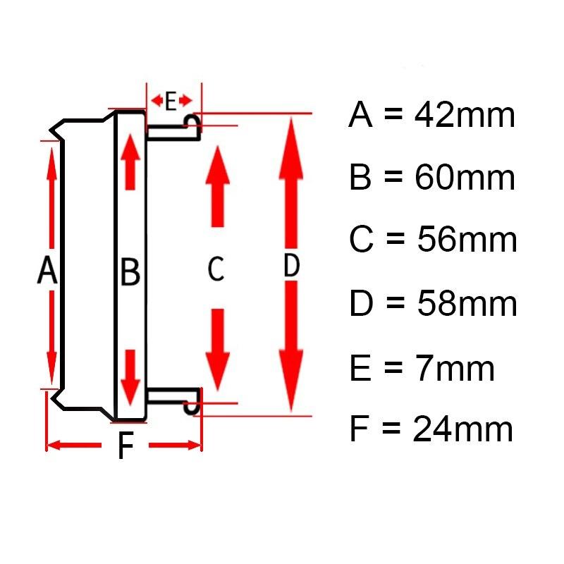 4 шт., 60 мм, черный, серебристый, хромированный, АБС-пластик, колпаки для центральной ступицы колеса автомобиля, крышка ступицы, автомобильный обод, ступица, пыленепроницаемый декоративный значок