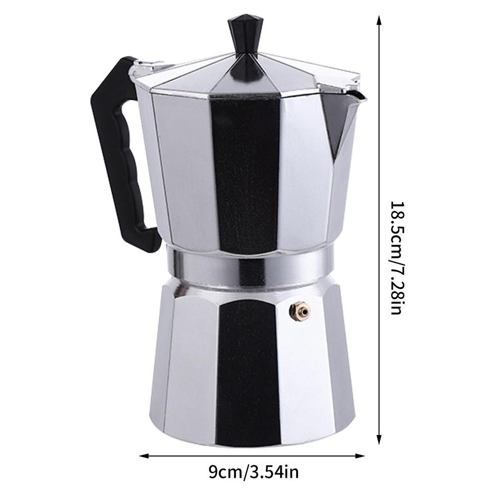 Italian Coffee Maker Moka Coffee Pot Italian Espresso Maker Easy To Operate Espresso Cup Moka Pot Makes Delicious Coffee