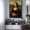 Smile Of Mona Lisa Portrait Canvas Art Paintings Reproductions Classical Da Vinci Famous Art Print for Living Room Cuadros Decor