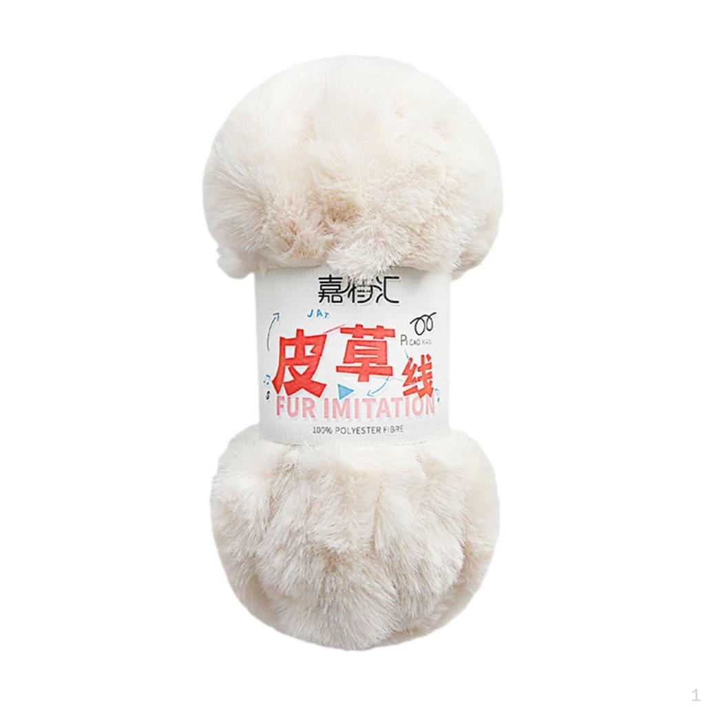 Толстая пряжа искусственный мех креативные аксессуары утолщенный 10 м длинный супер мягкий вязальный канат