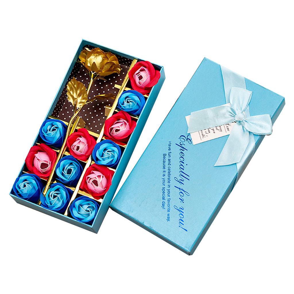 Women For Whom You Loved Pretty Red Rose Nice Girls Unique Gift For Mom 13Pcs