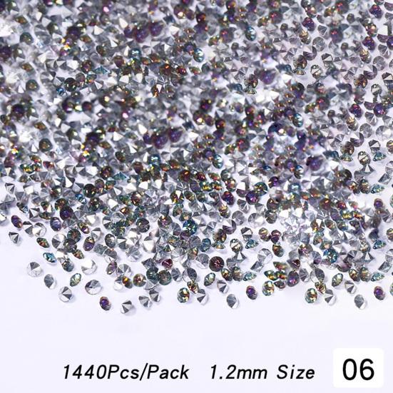 Нежный декор для ногтей Блестящий без капель Разноцветный