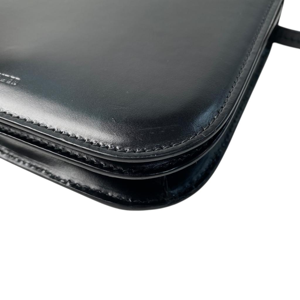 Подержанная JIL SANDERСумка через плечо черная кожа Женская