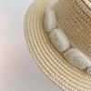 Summer Baby Straw Caps French Children Sun Hat Trendy Flower Lace Straw Hat  for Kids