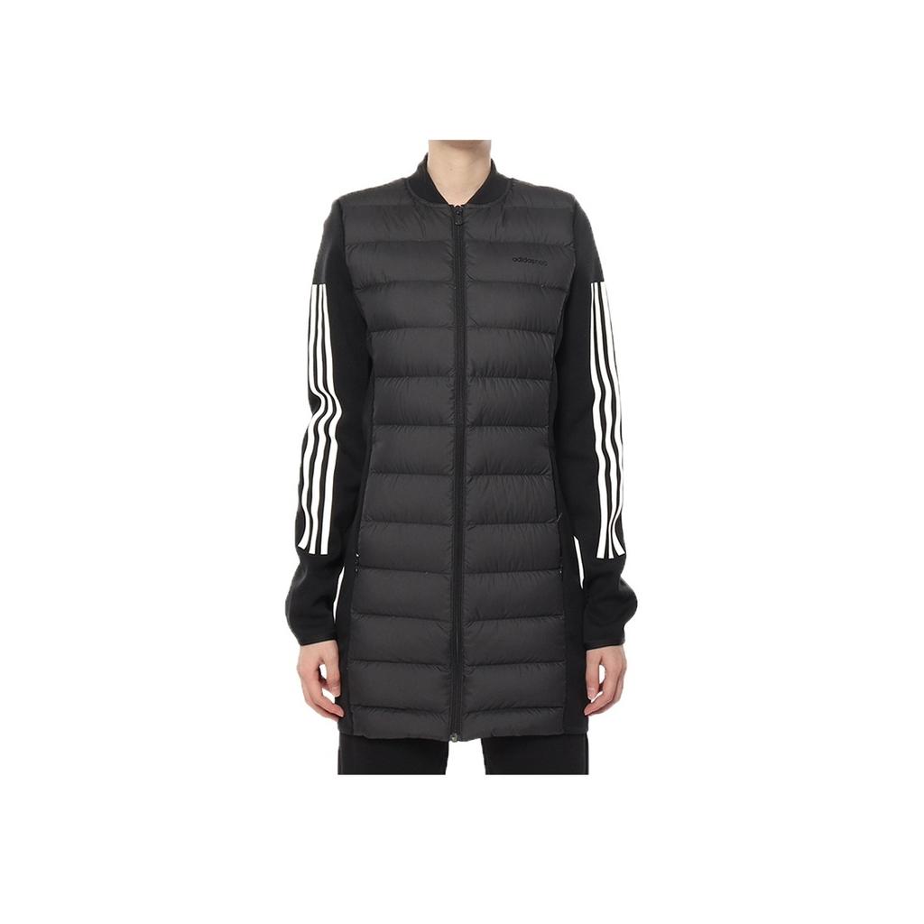 Adidas Neo Long Sleeve Down Jacket Winter Women Outerwear Black BP6448