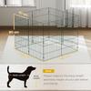 8 Panel Pet Playpen for Medium Dogs Indoor Outdoor 80 cm Height