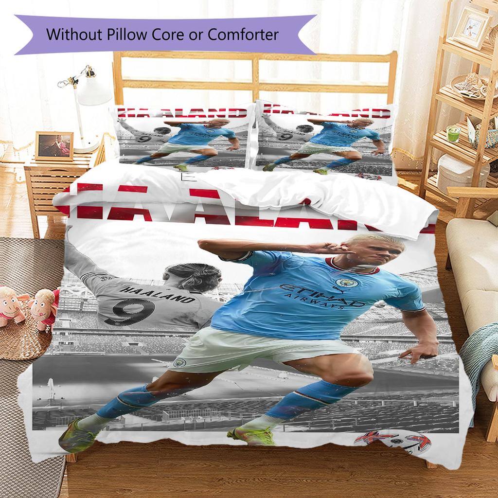 Vinicius Jr. Rise Bedding Quilt Set Quilt Cover Pillowcase Home Decoration Birthday Gift (1 * duvet cover + 2 * pillowcase, without core)