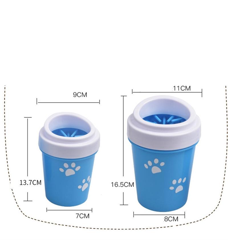 Silicone Dog Paw Cleaner Cup, Portable Pet Foot Washer for Dogs & Cats, Muddy Paws Cleaning Tool