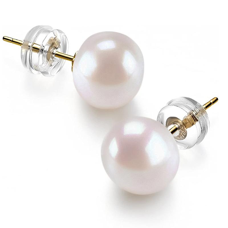 CAOSHI Elegant Versatile Stud Earrings Female Simulated Pearl Accessories for Daily Life Graceful Jewelry for Wedding Ceremony