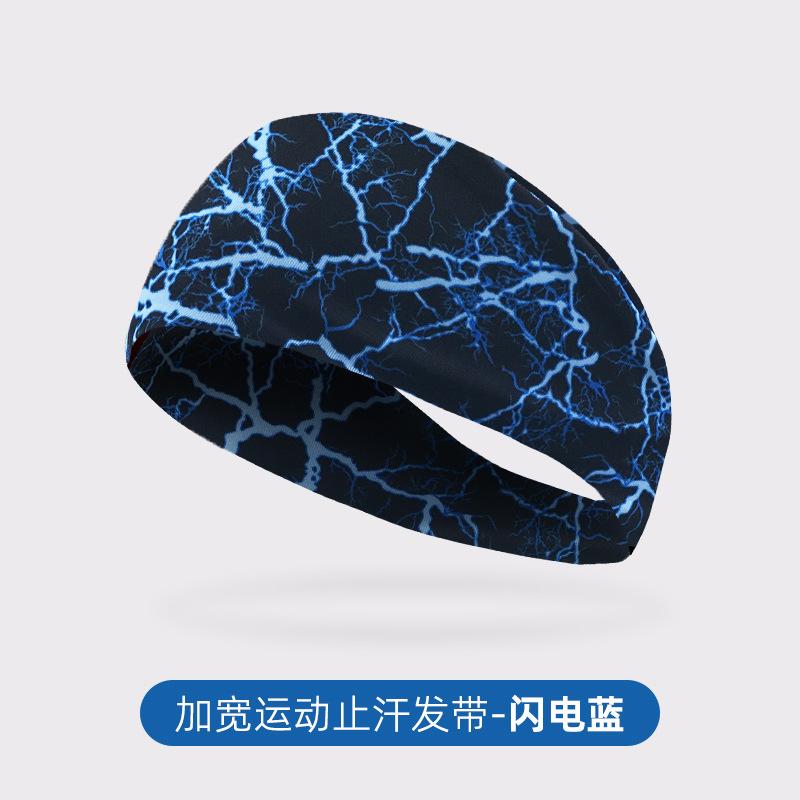 Ultra-Thin Unisex Fitness Elastic Headband Sweat Absorption Breathable Quick Drying Sports Running Hair Band Accessories