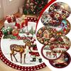 Christmas Holiday Decoration Round Home Carpet Floor Mat