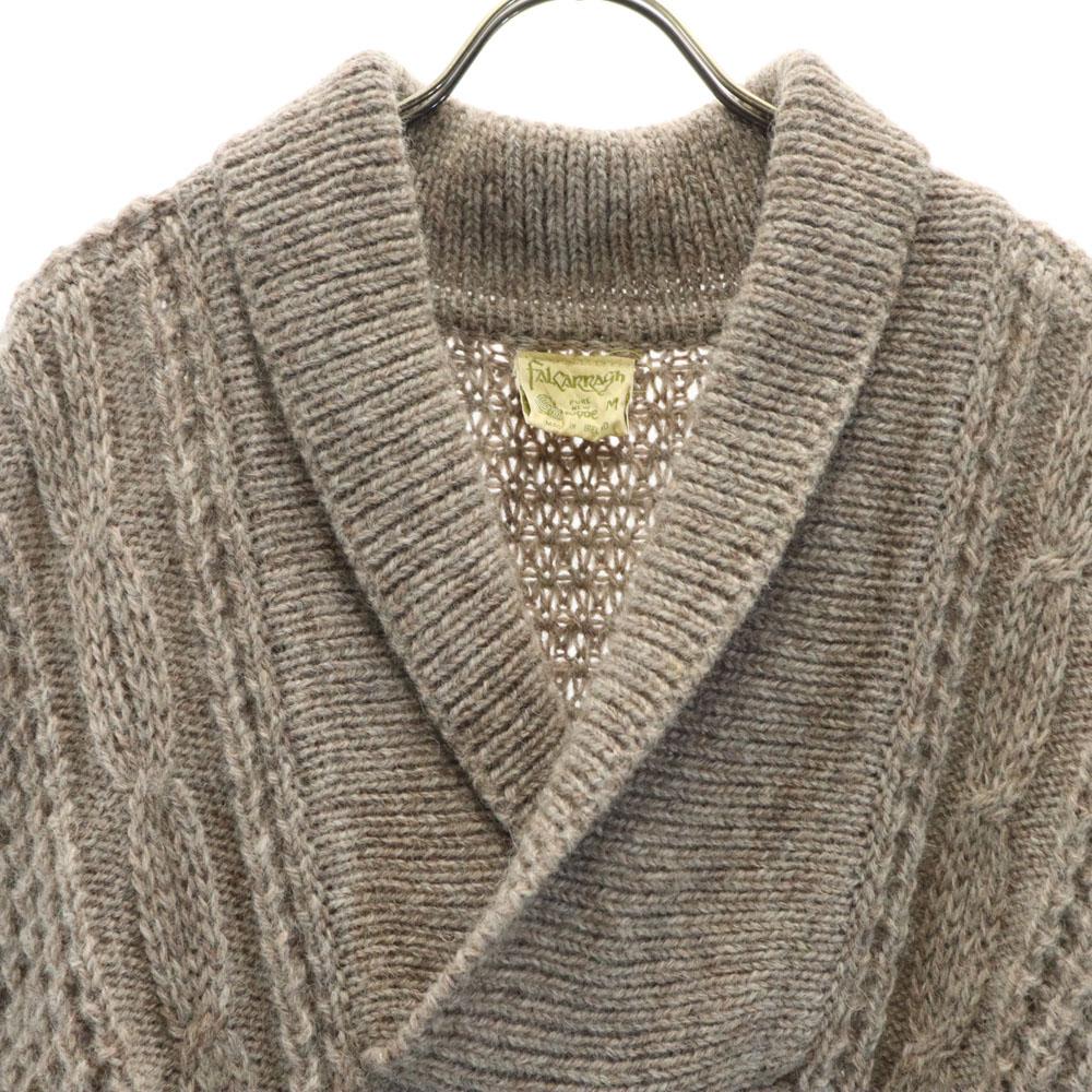 80-е 90-е Сделано в Ирландии Старый свитер с длинным рукавом M Вязаный Gurege Женский Б/У
