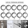 10Pcs 2.5 Turn Door Knob Handle Spring Replacement Torsion Spring For Door Internal Coil Repair Return Torsion Springs