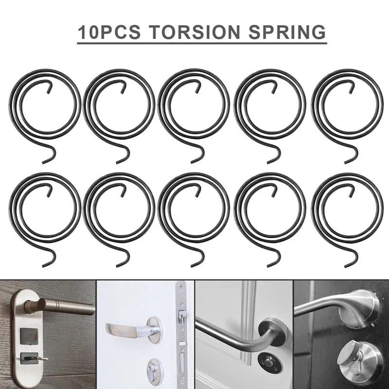 10Pcs 2.5 Turn Door Knob Handle Spring Replacement Torsion Spring For Door Internal Coil Repair Return Torsion Springs