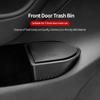 2PCS Car Front Door Organizer Trash Can For Tesla Model Y Door Storage Box Organizer Garbage Can For Model Y Interior Accessory