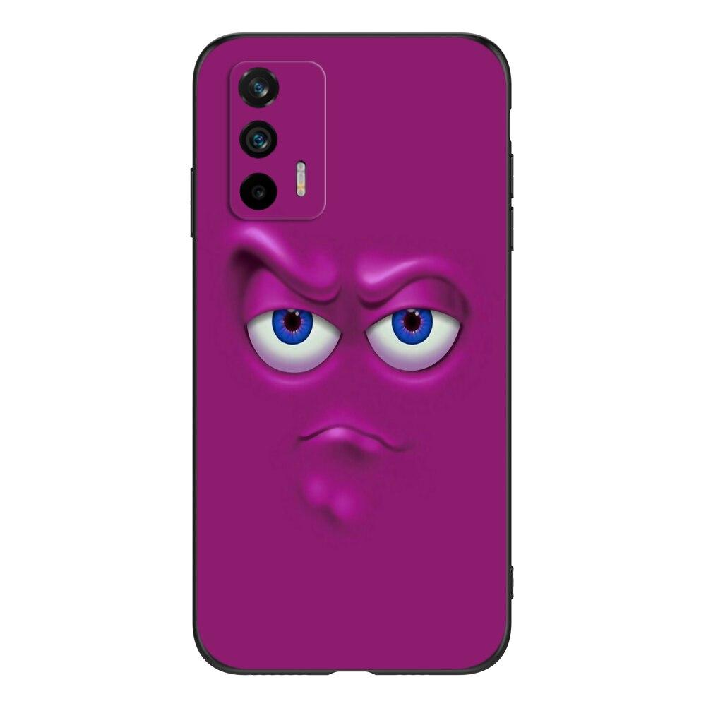 Чехол для Realme GT 5G, мягкая силиконовая задняя крышка для телефона OPPO RealmeGT RMX2202, чехол 6,43 дюйма; Черный чехол из ТПУ милый забавный