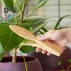 1/2/3Pcs Leaf Cleaning Tong with Wood Handle Indoor Outdoor Houseplant Plant Leaves Dust Removal Brush Handheld Plant Cleaning Tool