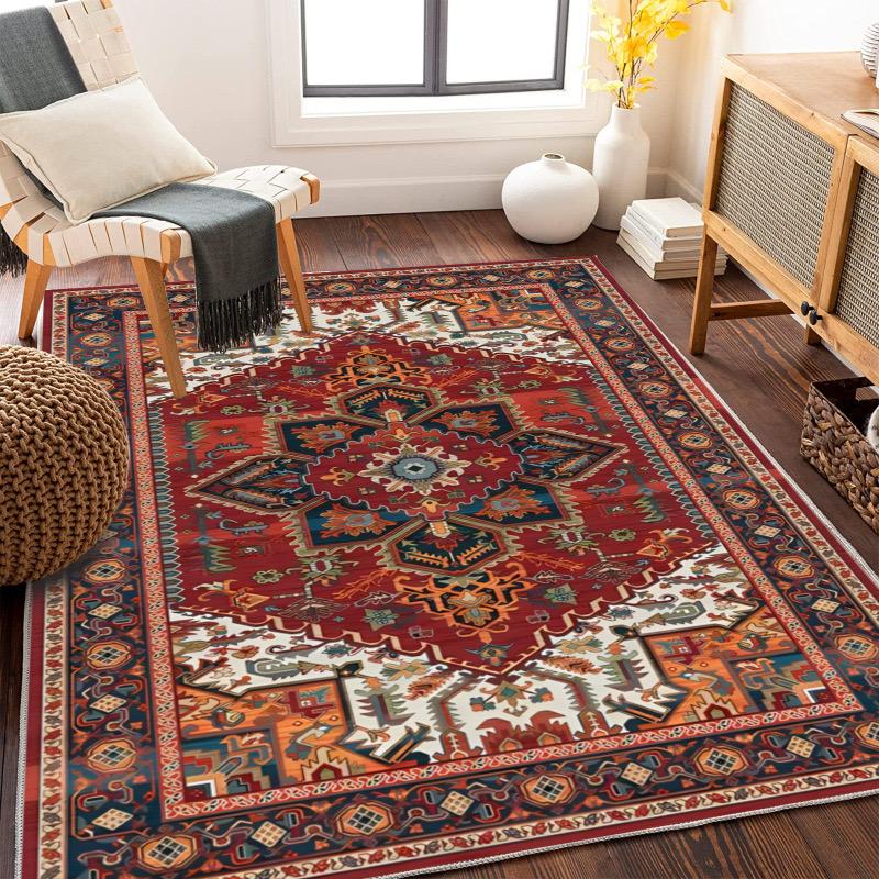 Retro Style Imitation Cashmere Washed Back Carpet American Living Room Sofa Table Cushion Bedroom Decorative Carpet