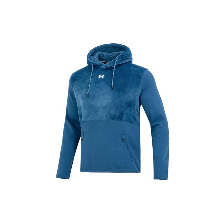 Under Armour Journey Fleece Hoodie Men Hoodies Blue 1373874-437