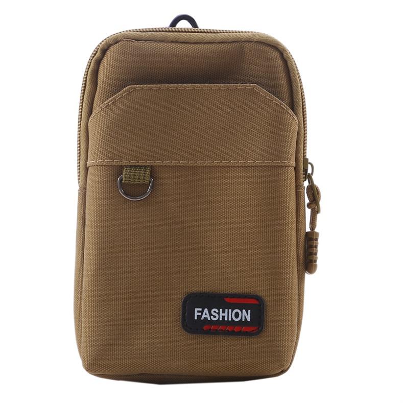 Vertical Single/Double-Layer Mountaineering Buckle Waterproof Belt Waist Bag Outdoor Running Mobile Phone Bag For Men