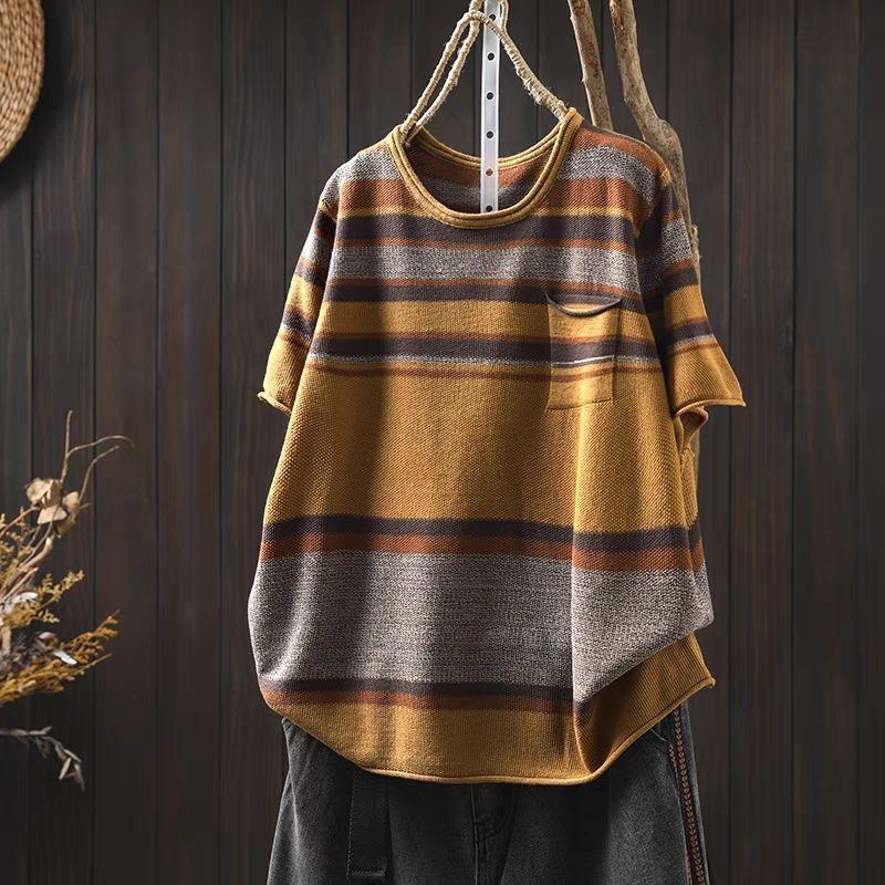 Топы женские летние футболки больших размеров эластичные повседневные свободные принтованные повседневные пуловеры футболки топы