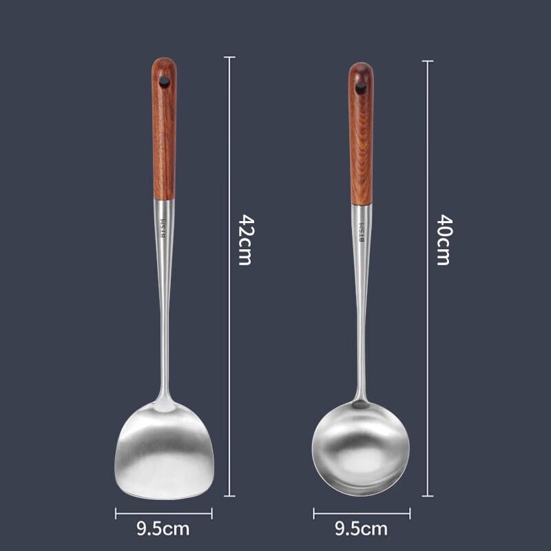 BTSM 316L Stainless Steel Spatula & Ladle Set