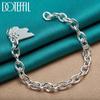 Charm 925 Sterling Silver Bracelet Wedding Jewelry