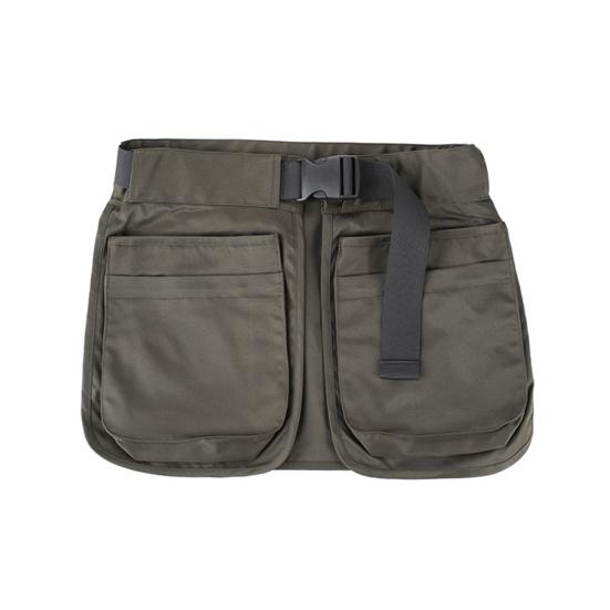 Поясная сумка для сада с застежкой-молнией и регулируемым ремнем Портативная сумка для инструментов с несколькими карманами Для активного отдыха Поясная сумка для кемпинга и рыбалки