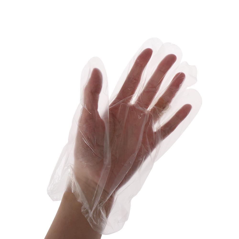 Vegetable Fruit Restaurant Hygiene Disposable Gloves Plastic Clear Avoid Direct Touch Catering