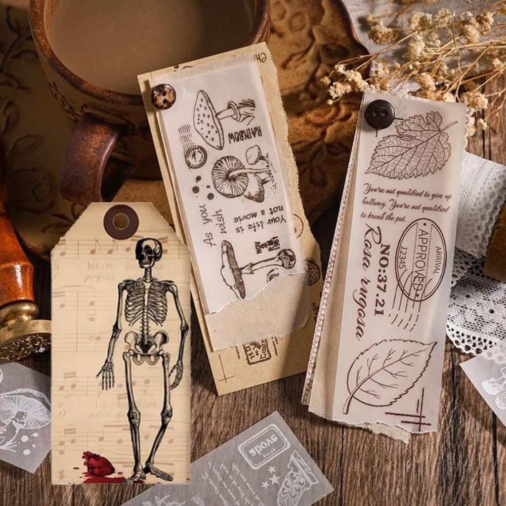 12pcs Vintage Halloween Packing Tags DIY Pendant Tag Halloween Paper Hanging Tag  Home