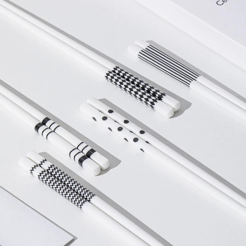 5 Pair Set Anti-scalding Mould Resistant Chopstick Chinese Chopsticks  Kitchen Tableware Accessories