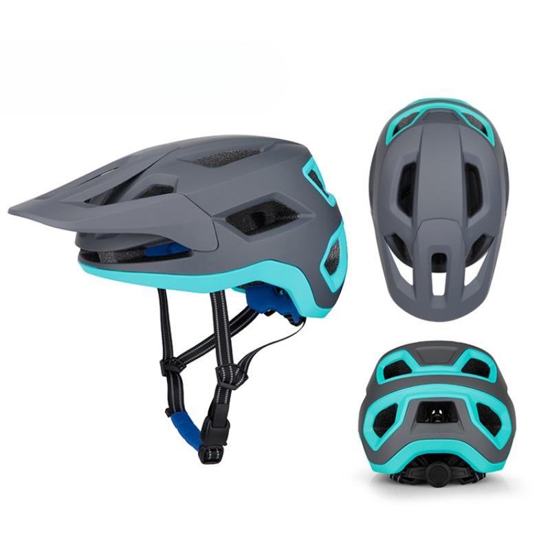 Новый велосипедный шлем с интегрированной формовкой, большой козырек шляпы, съемный шлем для езды на горном велосипеде, защитный шлем для шоссейного велосипеда