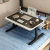 Adjustable Laptop Bed Tray Table Portable Standing Desk Bedside Computer Desk with Storage Drawer Foldable Lap Tablet Table for Sofa