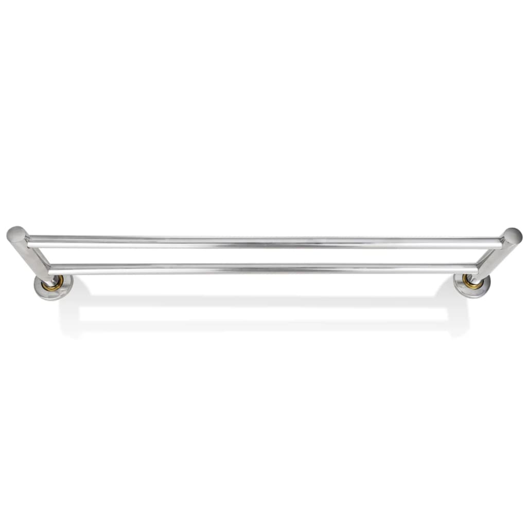 Towel Holder with 2 Bars Stainless Steel