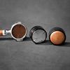 Coffee Grounds Leveler Real Wood Stainless Steel Materials Quick Setup Coffee Powder Leveler Tool for Espresso Machines