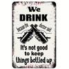 Vintage World Wine Metal Sign Plaque Whiskey Painting Alcohol Poster for Bar Club Man Cave Wall Decor Retro Pub Decoration