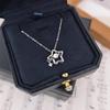 Beating Heart Lucky Star Agile Necklace for Women Japanese and Korean Simple Ins Style Versatile Five-pointed Star Pendant Collarbone Chain