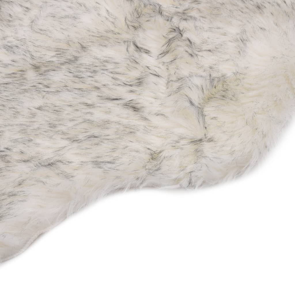 Rug 60x90 cm Artificial Sheepskin Grey Melange