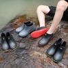 Short Tube Unisex Rain Boots: Lightweight, Waterproof, Low-top Rubber Shoes for Outdoor Use
