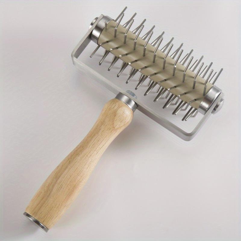 Креативные инструменты для выпечки Игла для пиццы Роллер-пробойник Десертный нож для протяжки Роликовый нож Дубовая палочка для муки Скалка