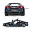 RASTAR BMW RC Car, 114 Scale BMW I8 RC Model Car, for Kids, Automatically Opens and Closes Left and Right Doors with Controller, Black Metallic Paint