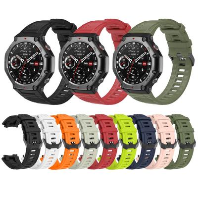 2025 Силиконовый ремешок для Amazfit T-REX 3 Мягкий ремешок Высококачественные умные часы С инструментом Браслет для умных часов Замена Аксессуары