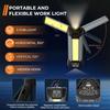 Кемпинговый фонарь COB LED с высокой яркостью: Выдвижная удочкодержатель и кронштейн для уличной рыбалки, многофункциональное использование