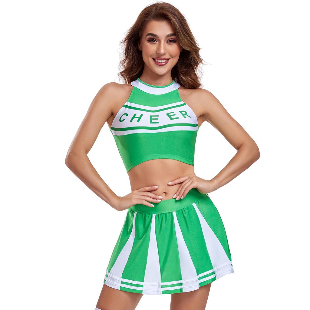 Sexy Soccer Babe Cheerleading Costume Cheereader Female, Cheerleading Costume, Stage Performance Costume