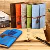 Kraft Paper Travelers Vintage Notebook PU Leather Retro Notebook Spiral Notebook  Sketchbook