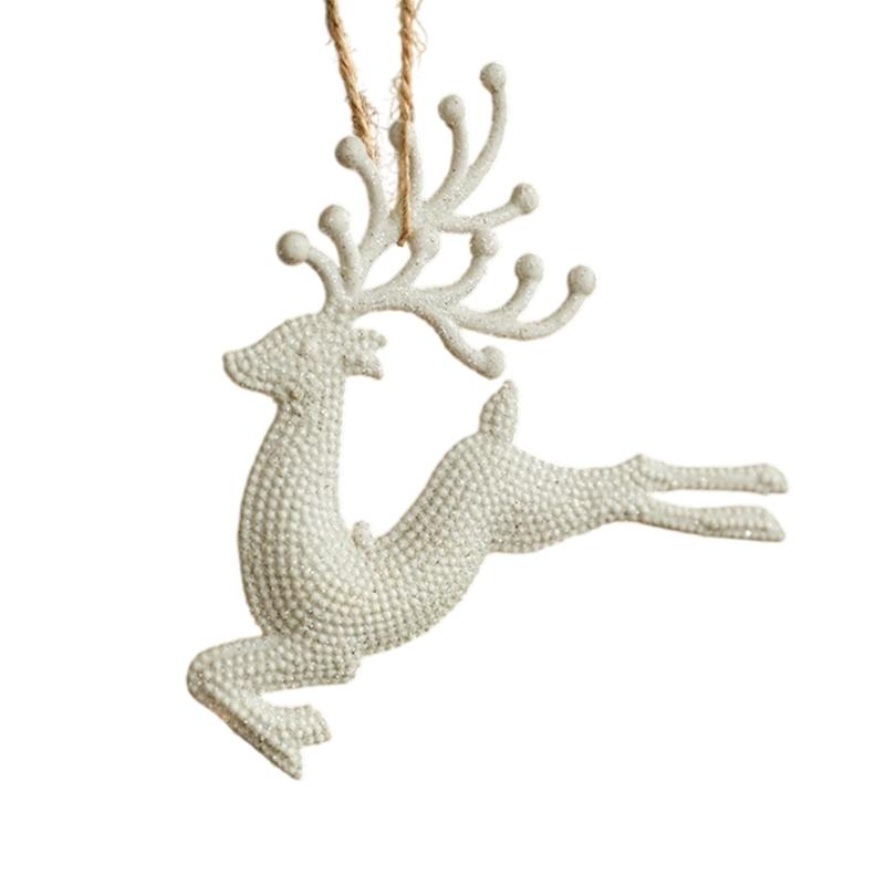 Белые пластиковые рождественские украшения Небьющиеся рождественские шары Подвесное украшение для праздничной елки