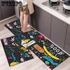 Kitchen Floor Bathroom Mat Anti-slip Laundry Room Mat Bedroom Carpet Living Room Floor Mat